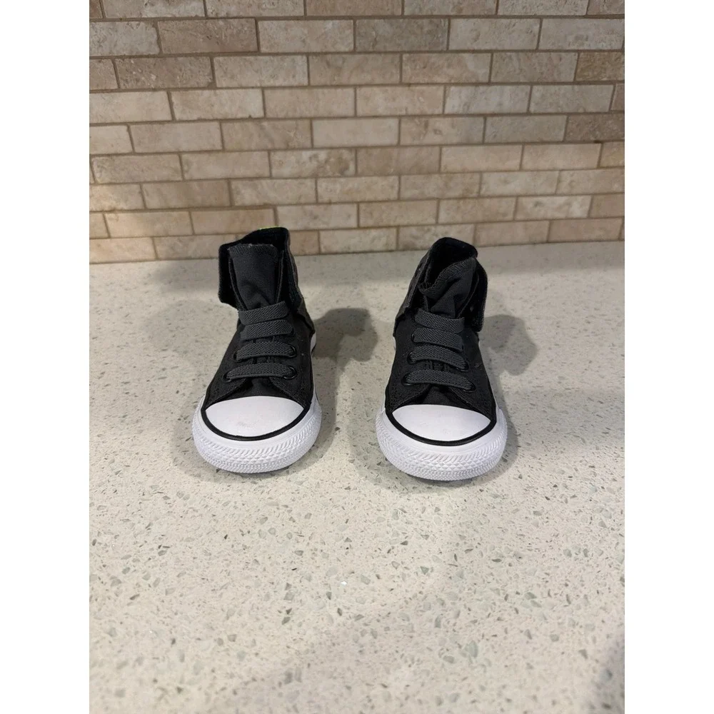 Converse Chuck Taylor All Star Toddler High Top Sneakers Gray Black Kids Shoes